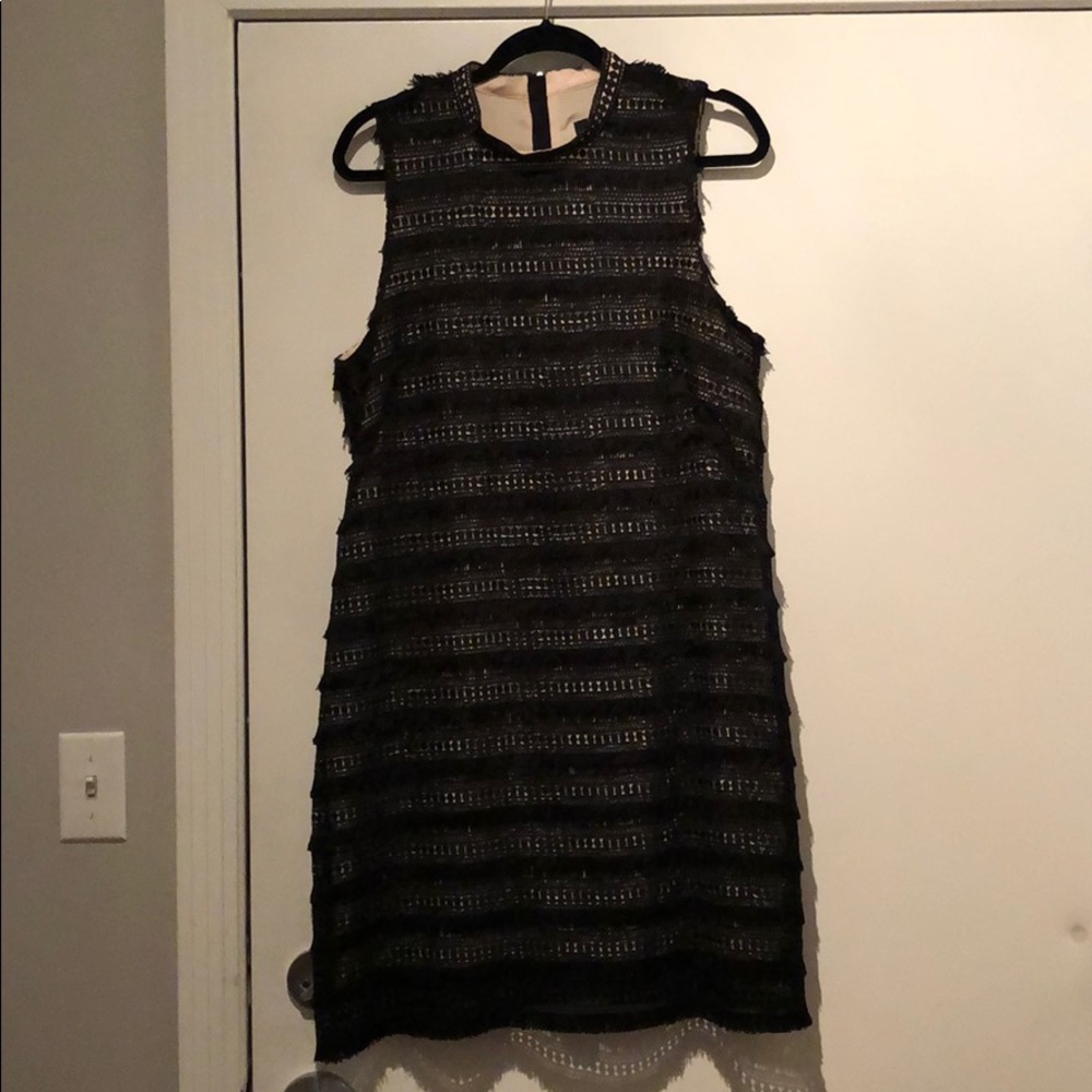 COPY - J. Crew Black Tassel Dress